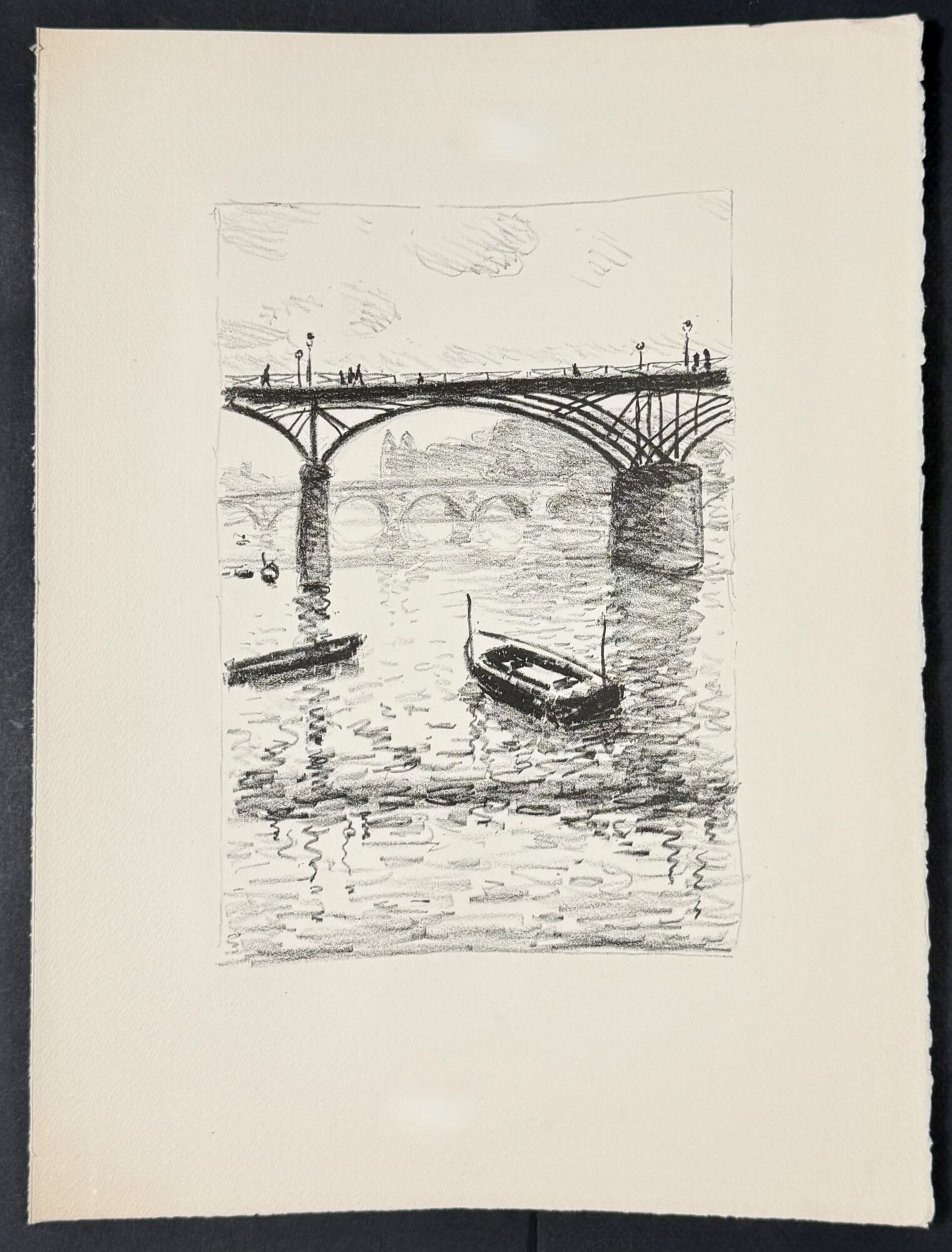 Albert MARQUET : Le Pont des Arts (Rhapsodie parisienne), 1950 – Image 2