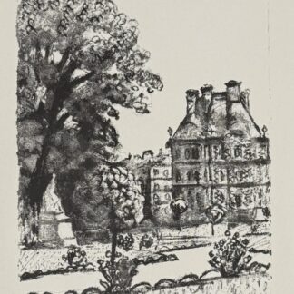 Albert MARQUET : Jardin de Paris (Rhapsodie parisienne), 1950