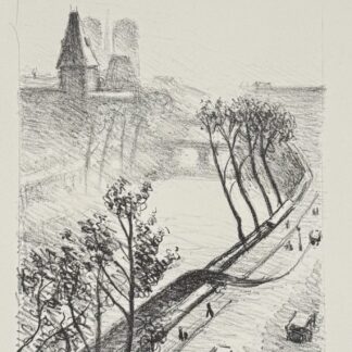 Albert MARQUET : Les Quais de Paris III (Rhapsodie parisienne), 1950