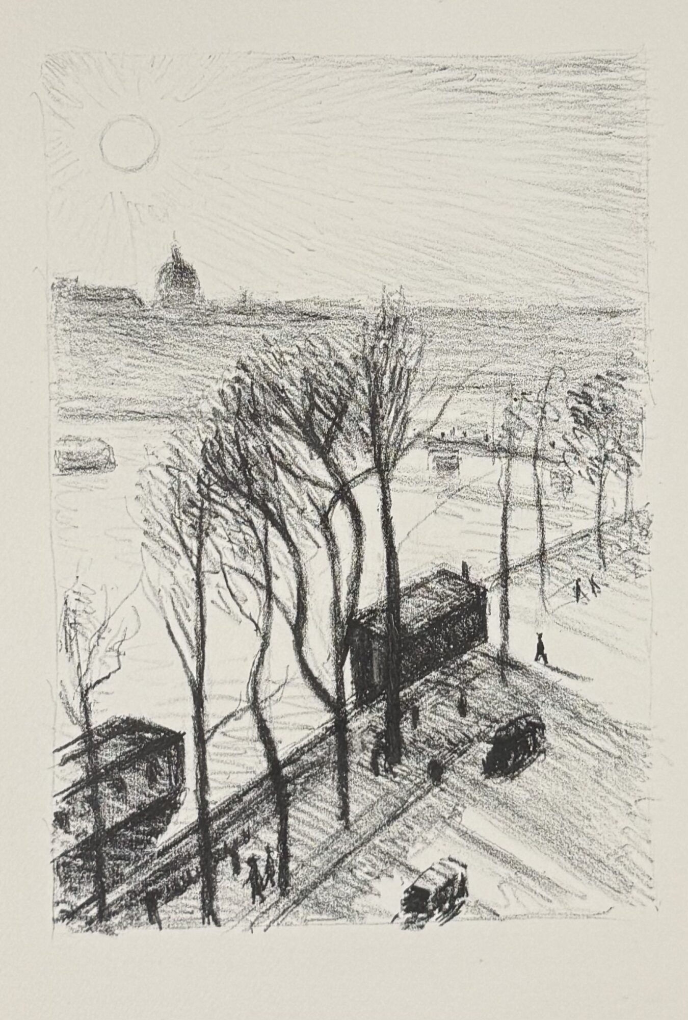 Albert MARQUET : Les Quais de Paris II (Rhapsodie parisienne), 1950