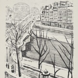 Albert MARQUET : Les Quais de Paris I (Rhapsodie parisienne), 1950