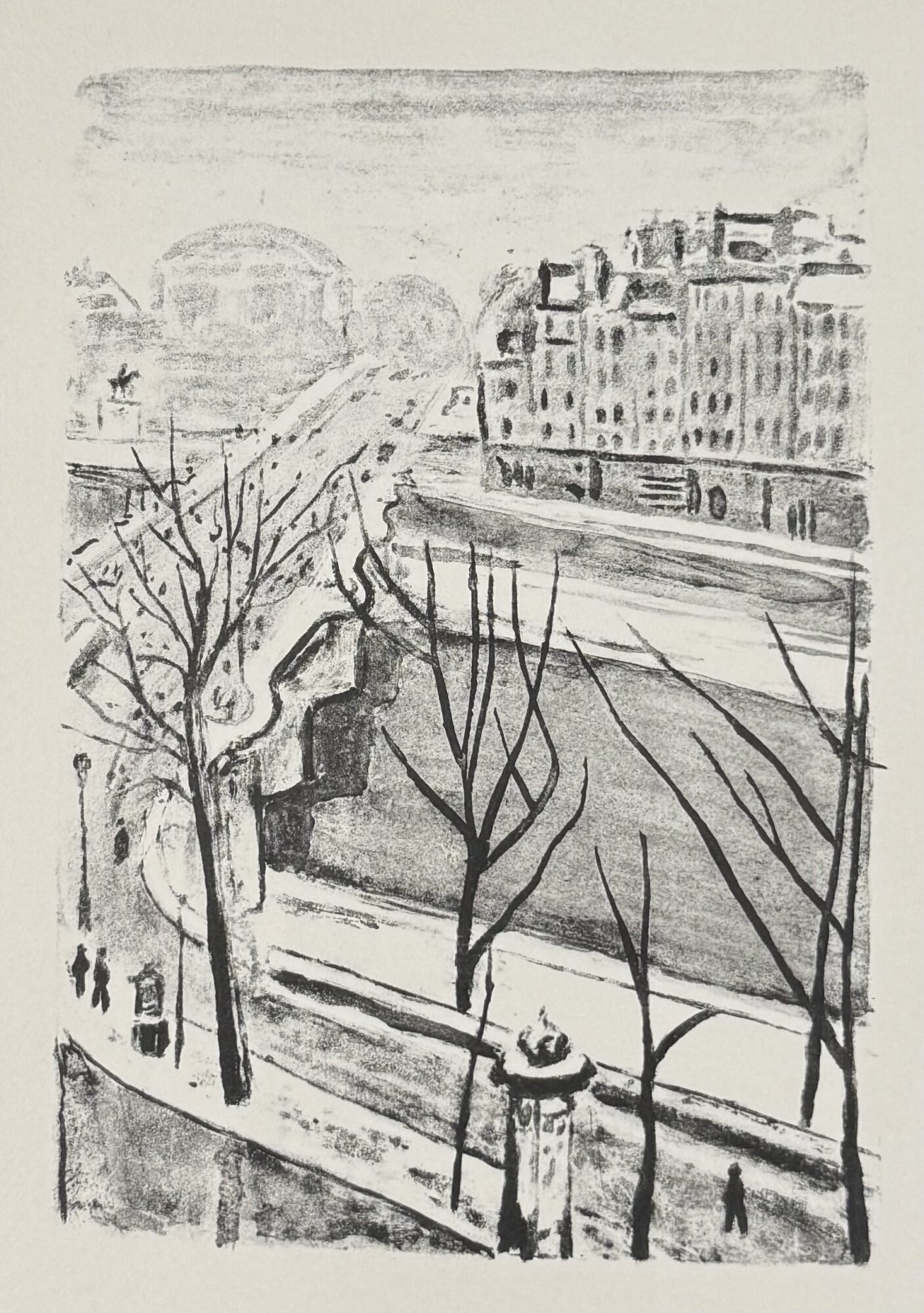 Albert MARQUET : Les Quais de Paris I (Rhapsodie parisienne), 1950