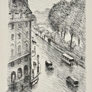 Albert MARQUET : Rue de Paris (Rhapsodie parisienne), 1950