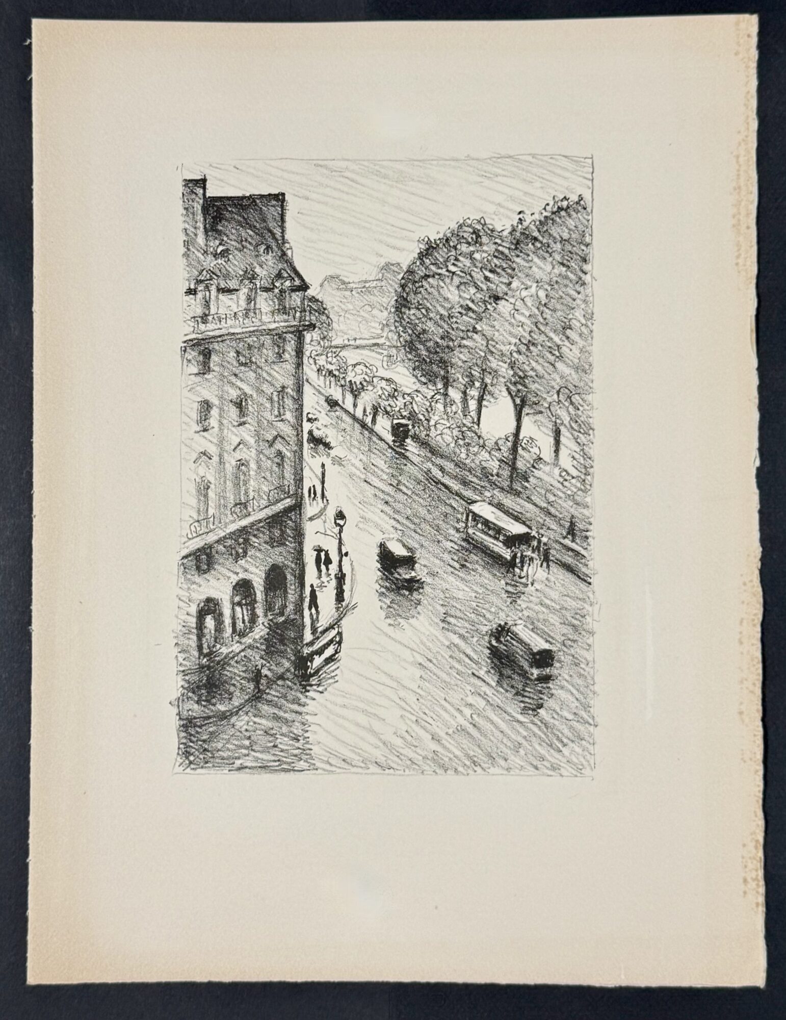 Albert MARQUET : Rue de Paris (Rhapsodie parisienne), 1950 – Image 2