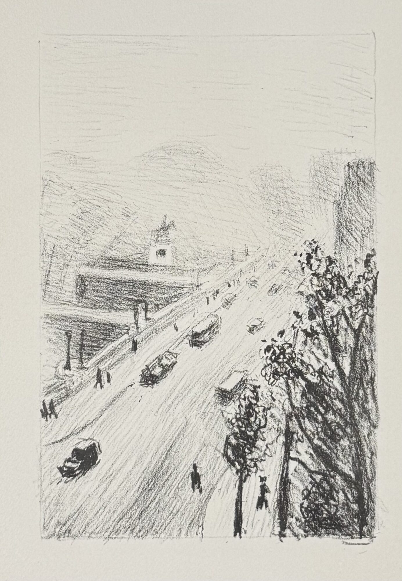 Albert MARQUET : Les Quais de Paris V (Rhapsodie parisienne), 1950