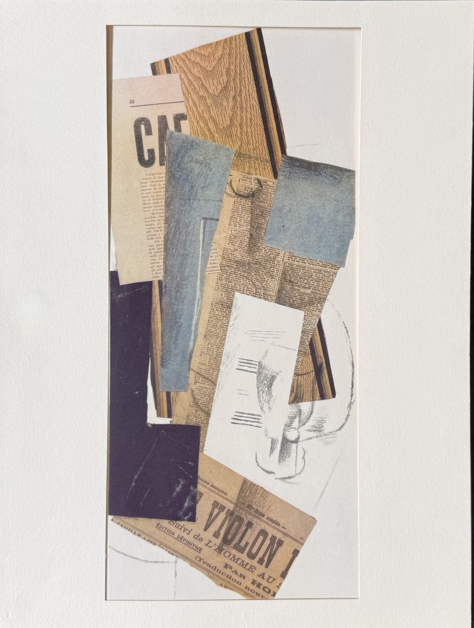 Georges BRAQUE (d'après) : Composition (planche II), 1914