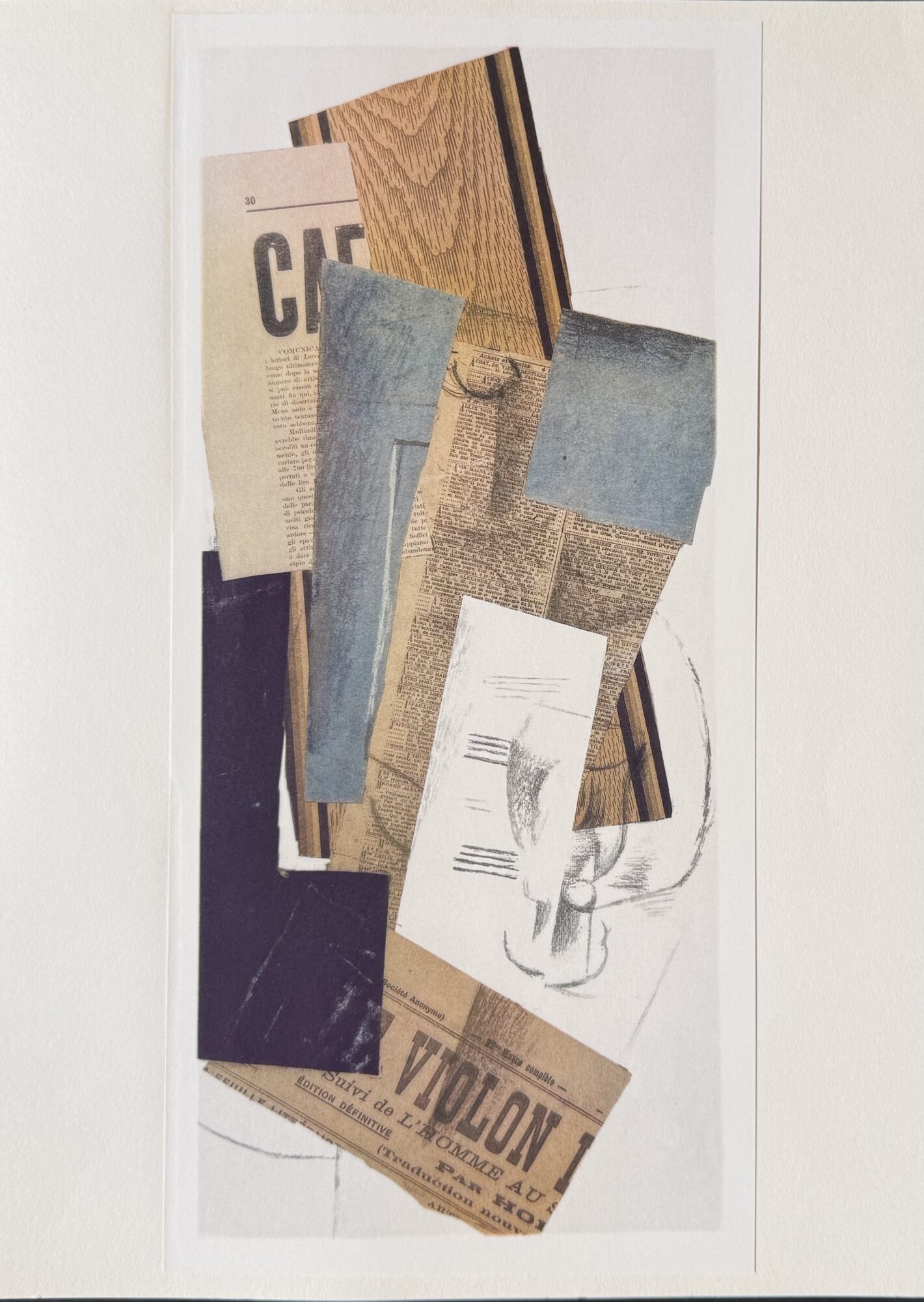 Georges BRAQUE (d'après) : Composition (planche II), 1914 – Image 2