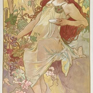 Alphonse MUCHA : L'Automne (Les Saisons), 1896, large format