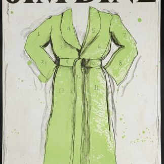 Jim DINE : Petersburg Press (Green Bathrobe), 1971 (signed)