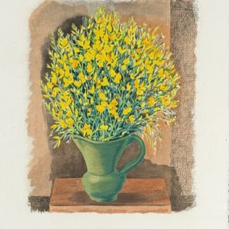 Moïse KISLING (after) : Bouquet of Broom, 1954