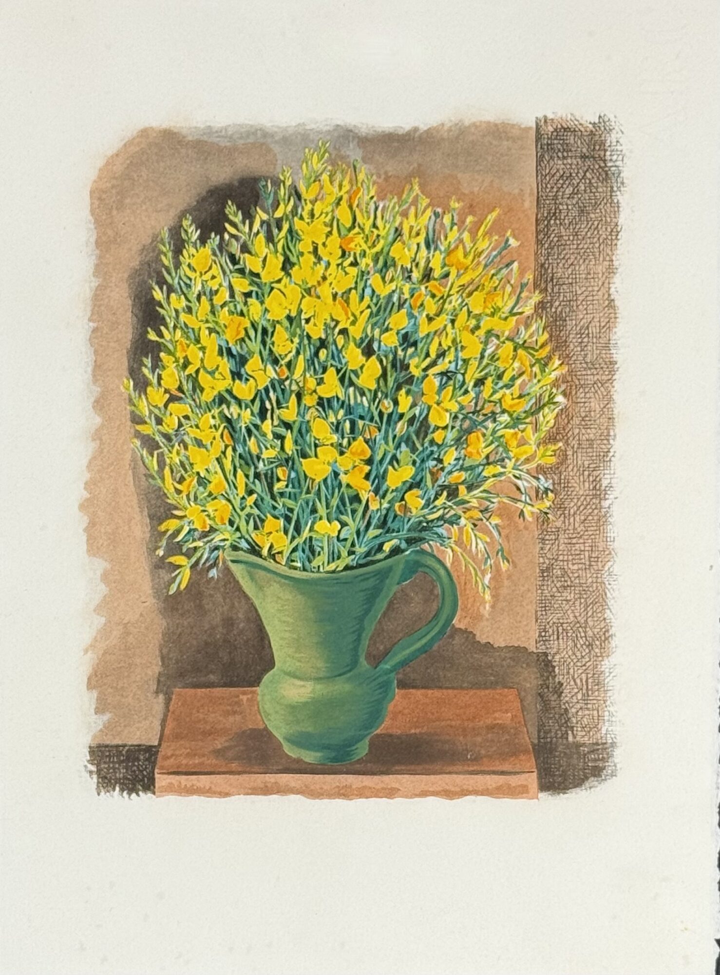 Moïse KISLING (after) : Bouquet of Broom, 1954