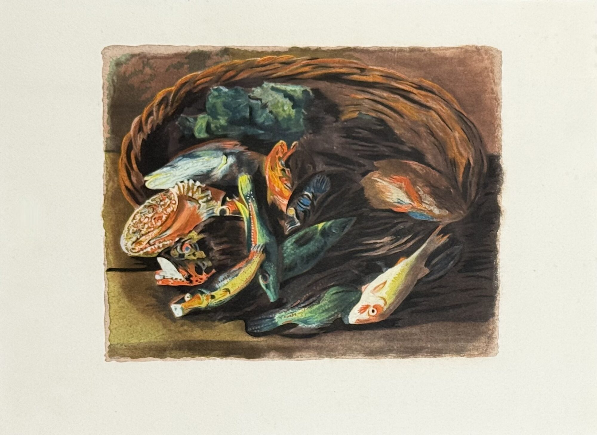 Moïse KISLING (after) : Basket of Fish, 1954