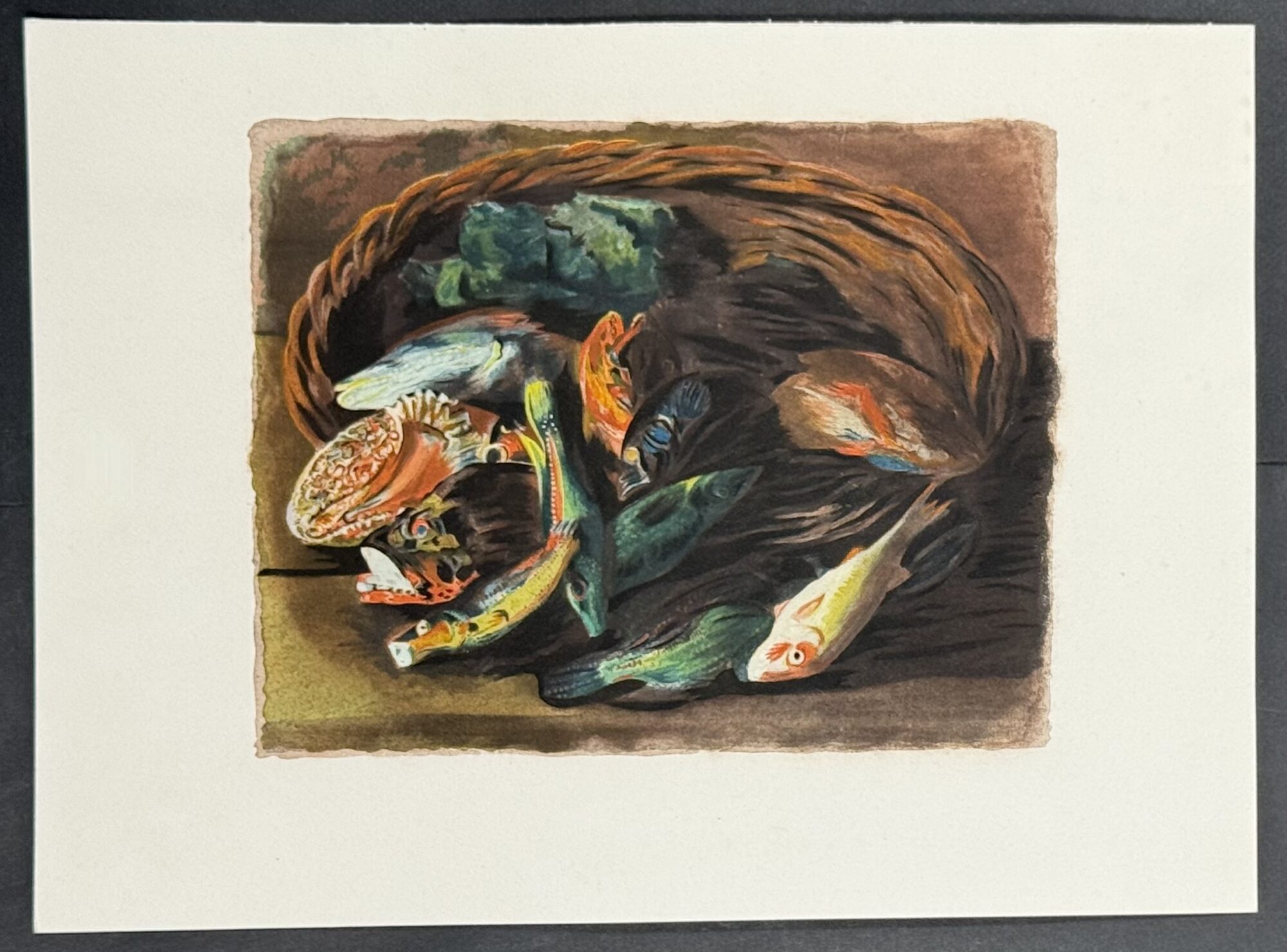 Moïse KISLING (after) : Basket of Fish, 1954 - Image 2