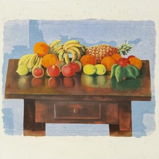 Moïse KISLING (after) : Fruits on a Table, 1954