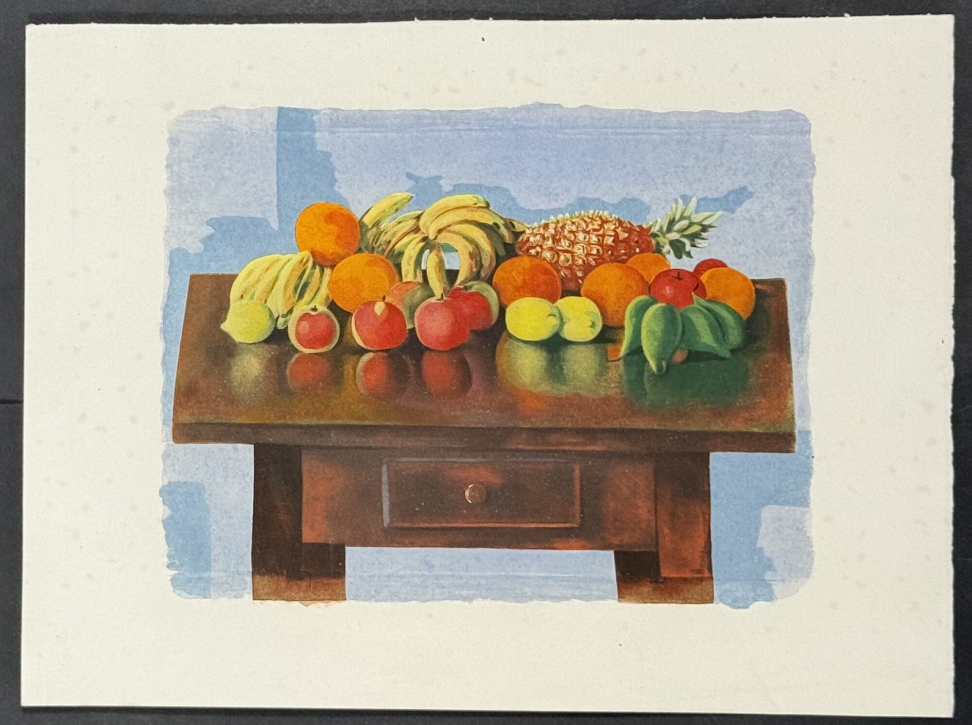 Moïse KISLING (after) : Fruits on a Table, 1954 - Image 2