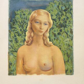 Moïse KISLING (after) : Blonde Nude among Foliage, 1954