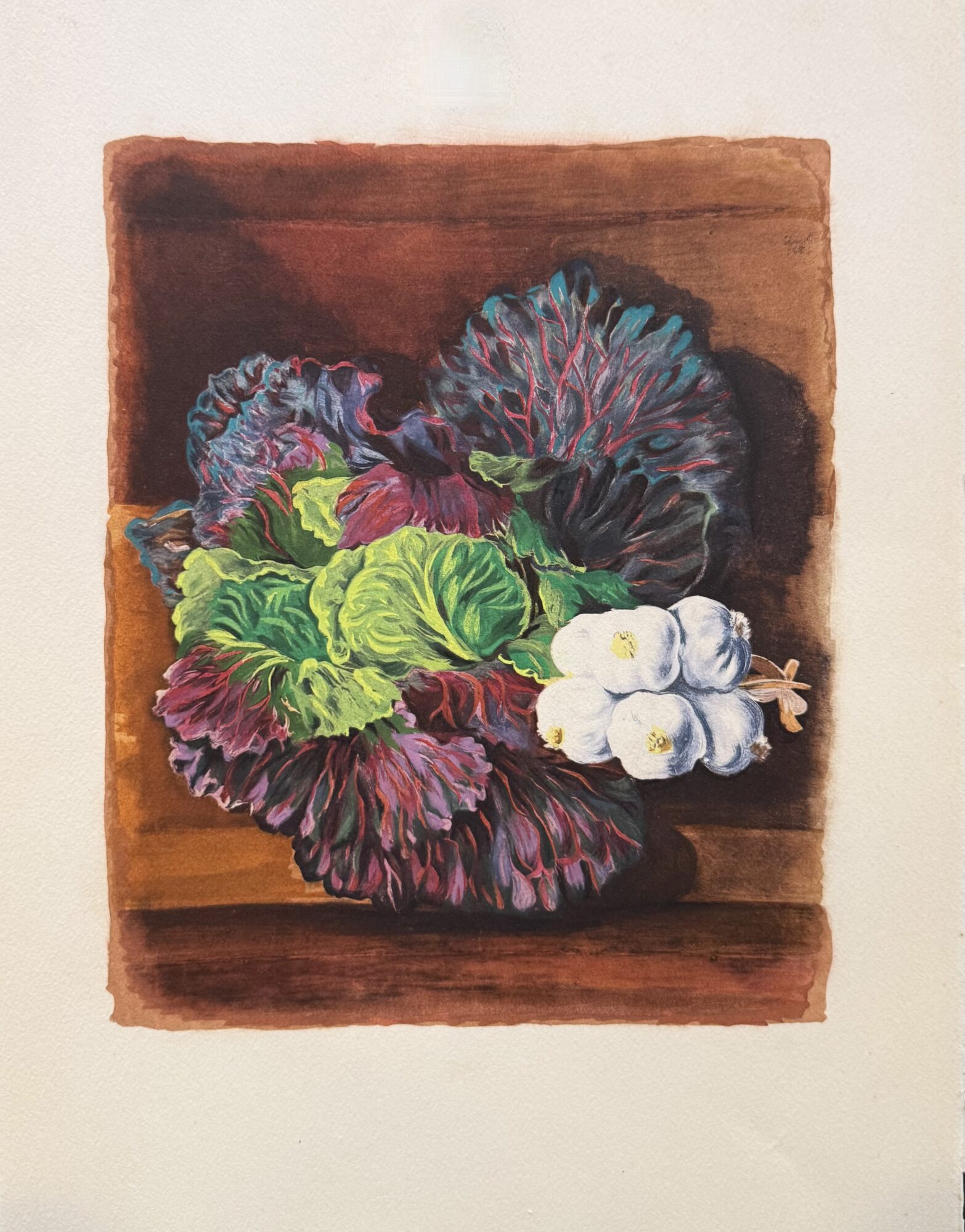 Moïse KISLING (after) : Cabbages and Garlic, 1954