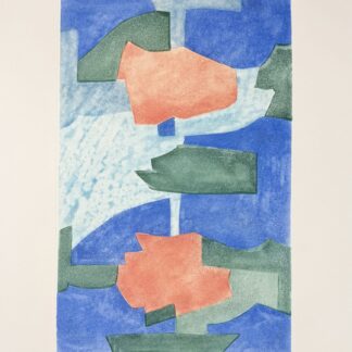 Serge POLIAKOFF (after) : Composition bleue, verte et rouge (Blue, Green and Red Composition), 1974