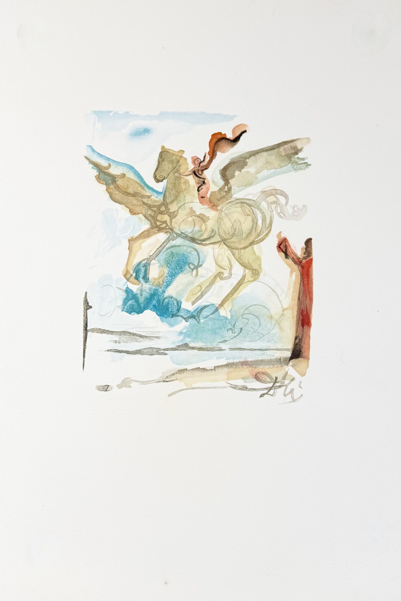 Salvador DALÍ : Un généreux coursier (A Generous Steed), 1979