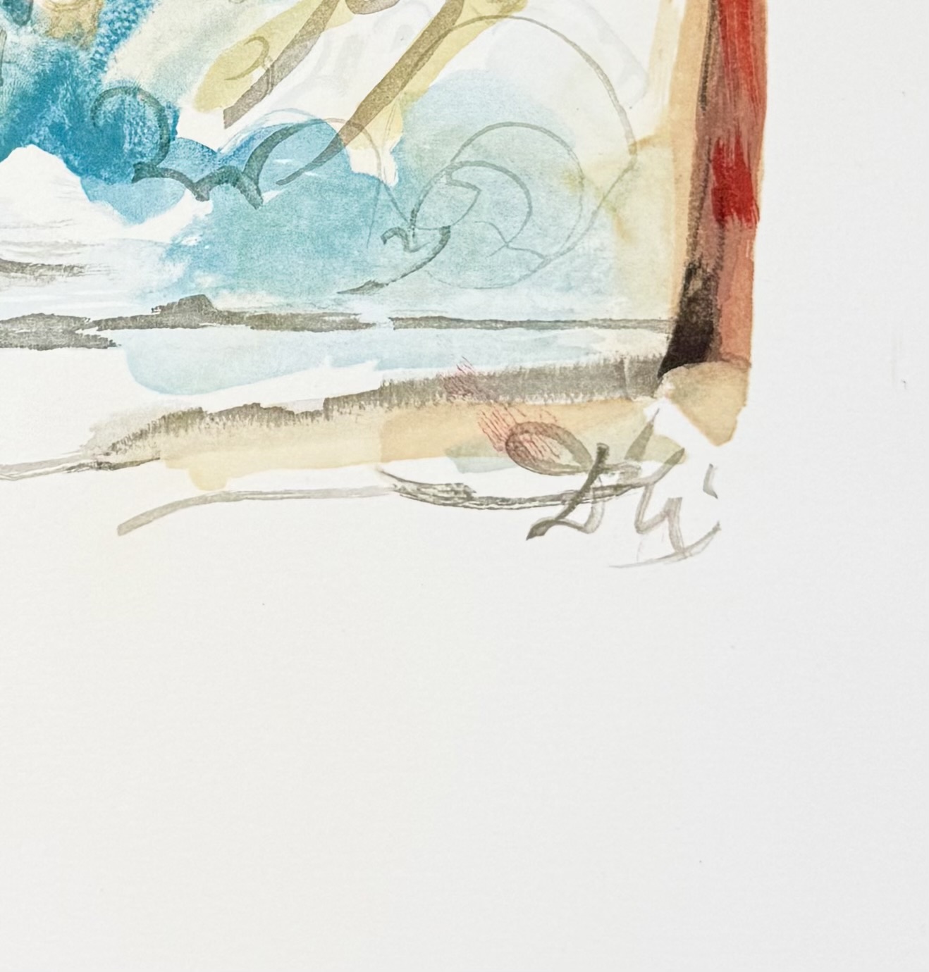 Salvador DALÍ : Un généreux coursier (A Generous Steed), 1979 - Image 3