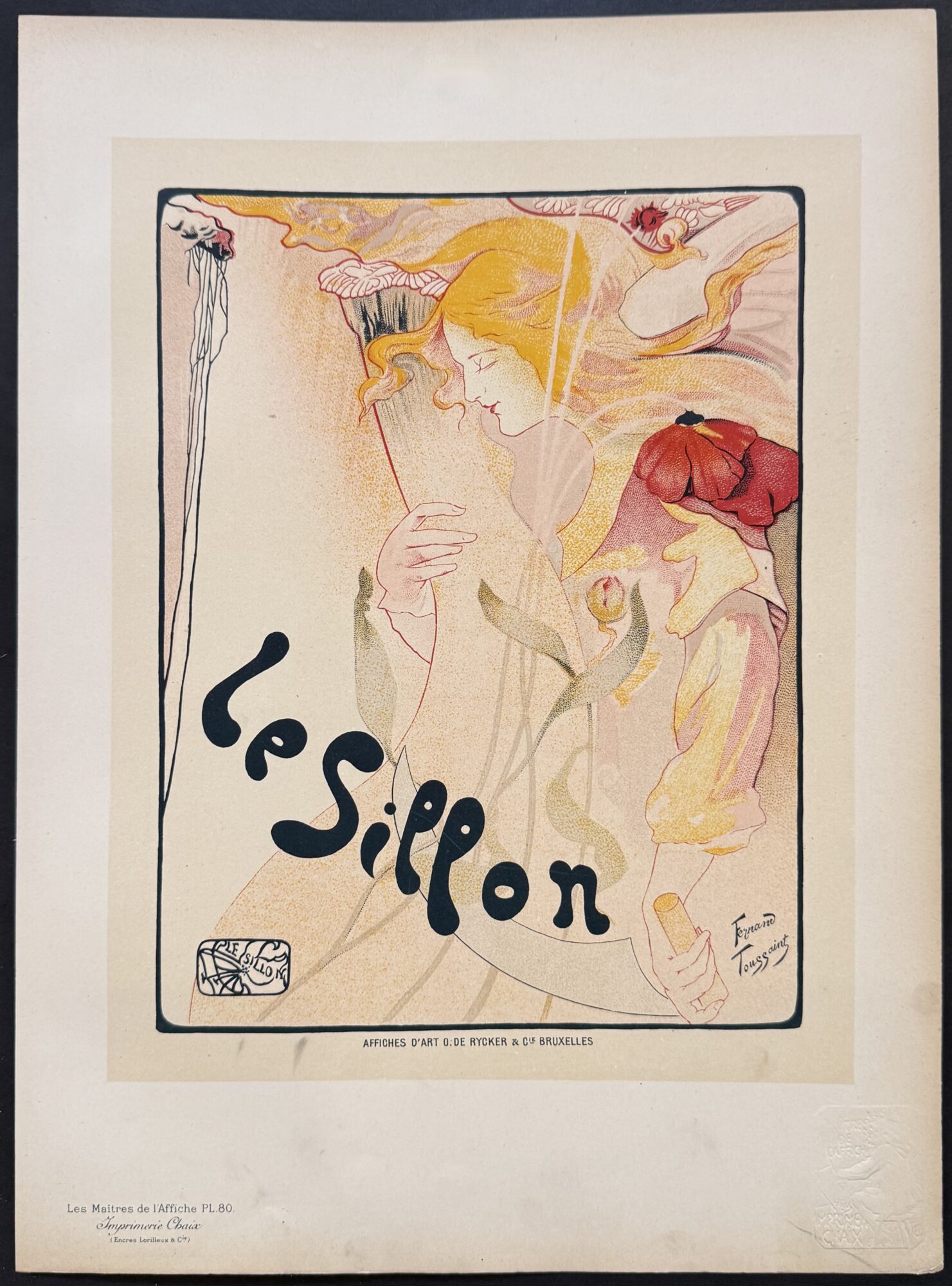 Fernand Toussaint - Les Maîtres de l'Affiche : Le Sillon, 1895