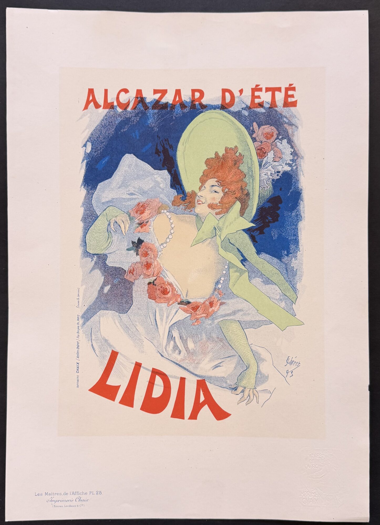 Jules Chéret - Les Maîtres de l'Affiche : Alcazar d'Été – Lidia, 1895