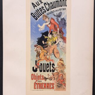 Jules Chéret - Les Maîtres de l'Affiche : Aux Buttes Chaumont – Jouets, objets pour étrennes, 1899