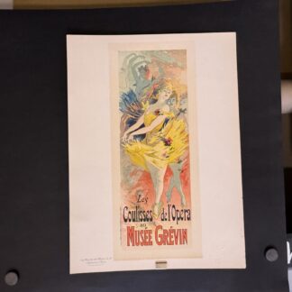 Jules Chéret - Les Maîtres de l'Affiche : Les Coulisses de l'Opéra au Musée Grévin, 1891